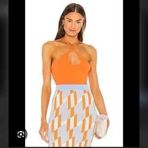 Dodo Bar Or Vibrant Orange Ruby Bodysuit